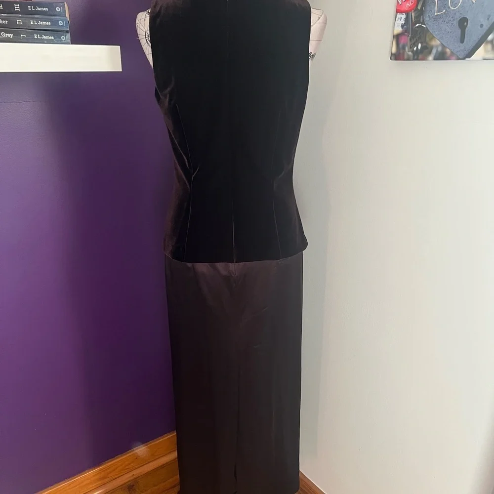 Talbots Sleeveless Maxi Dress Gown - Picture 6 of 9